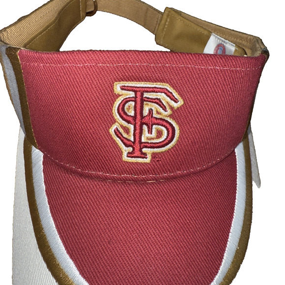 Florida‎ State FSU Seminoles Visor Maroon Gold Adjustable Fight Song Key Chain - Picture 2 of 8